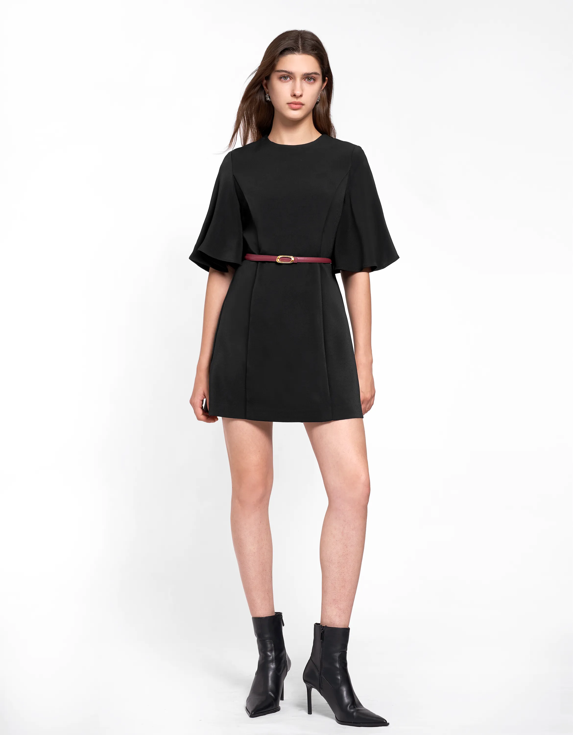 Flared Sleeve Dress
